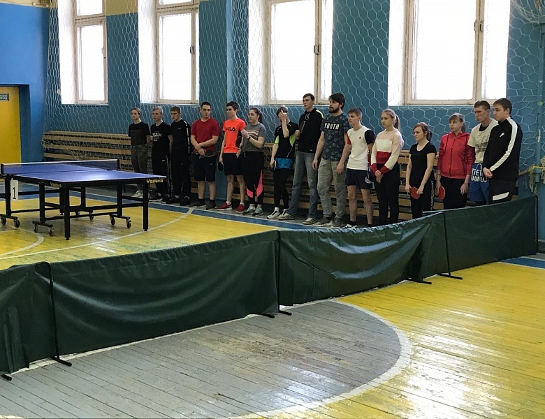 Соревнования по настольному теннису в рамках V Спартакиады ОУ профессионального образования малых городов.