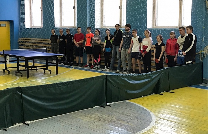 Соревнования по настольному теннису в рамках V Спартакиады ОУ профессионального образования малых городов.