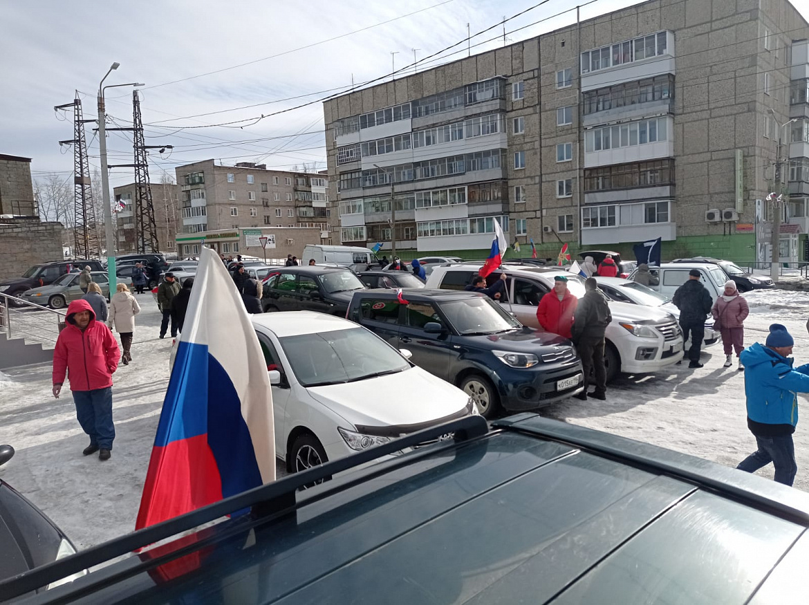 Автопробег в поддержку российских военнослужащих прошел в Кушвинском городском округе